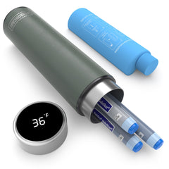 DISONCARE Odyssey 60H insulin cooler with digital display for temperature monitoring.