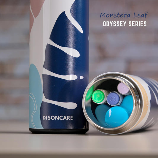 DISONCARE Odyssey 60H insulin cooler open lid showing ample internal space