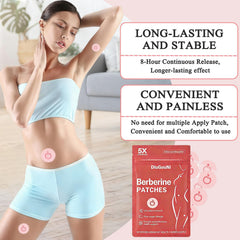 DiuGouNi Berberine Patches neutral design fits daily wear.