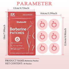 DiuGouNi Berberine Patches removal with water or oil, no residue left behind.