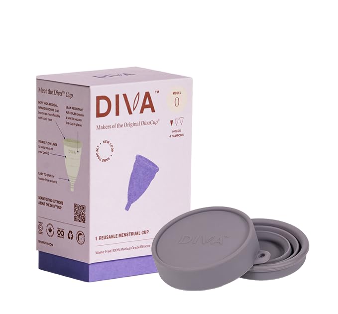 DIVA Cup 0 medical-grade silicone material ensures safety and durability.