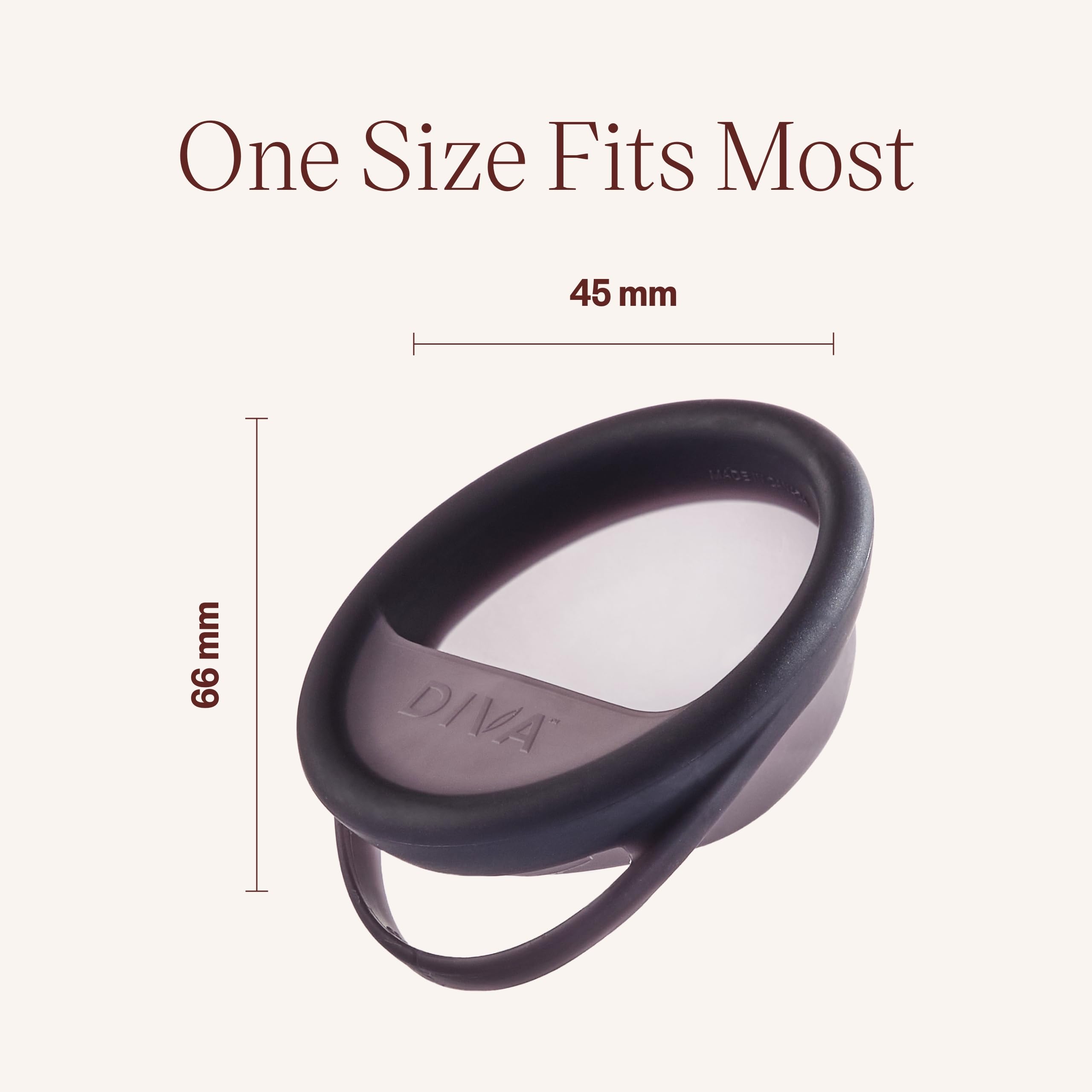 DIVA Disc anti-slip pull tab for effortless removal and handling.