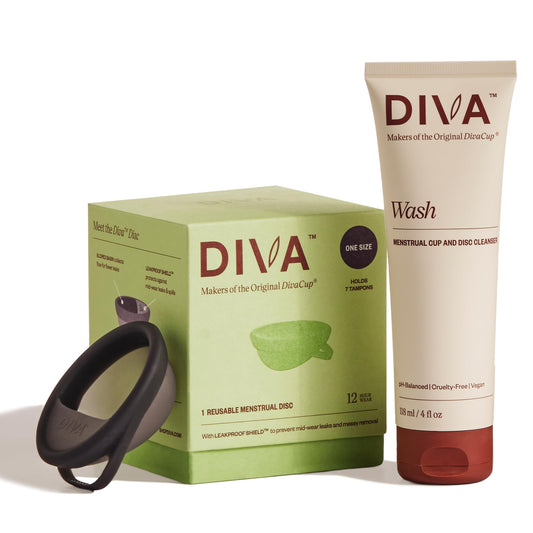 DIVA Disc comfort with an oval shape for easy insertion and all-day wear.