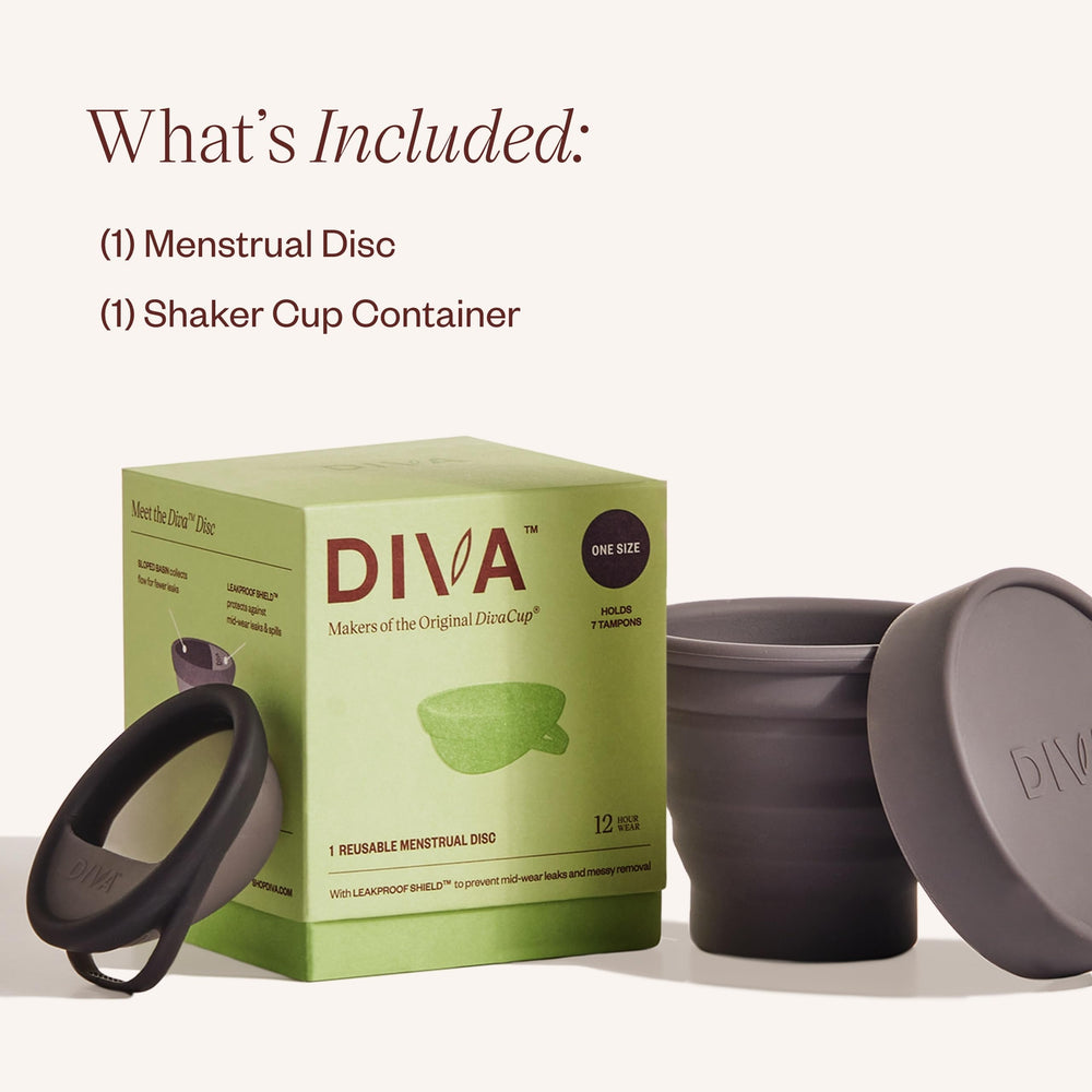 DivaDisc and Shaker Cup ready for on-the-go cleansing