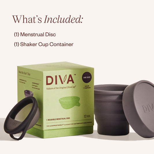 DivaDisc and Shaker Cup ready for on-the-go cleansing