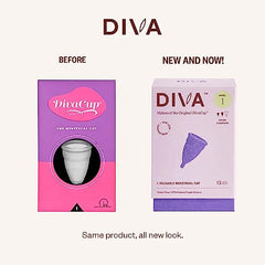 DIVA Cup Model 1 silicone close-up highlights durable, dye-free material
