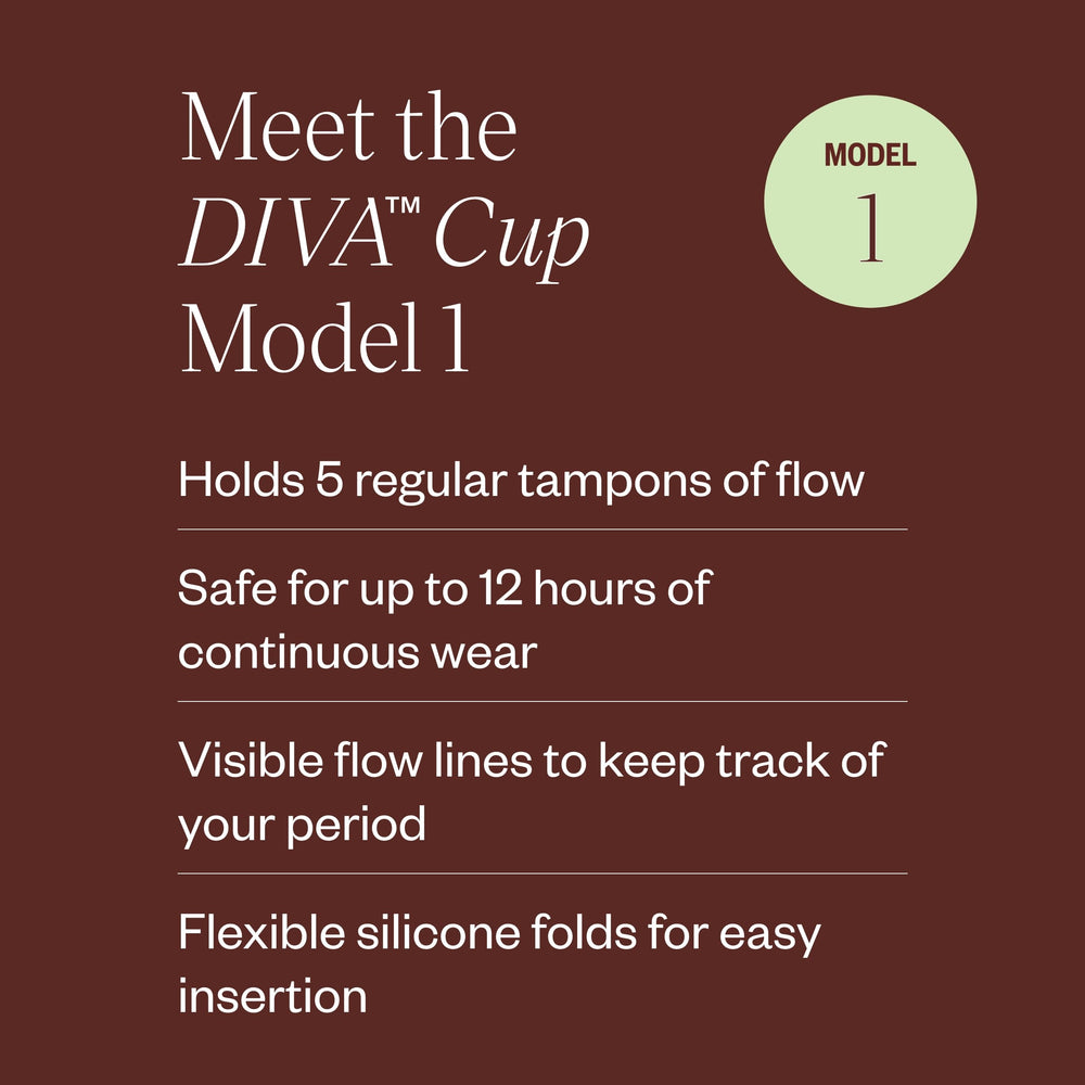 Diva Cup 1 being rinsed with Diva Wash for easy cleaning