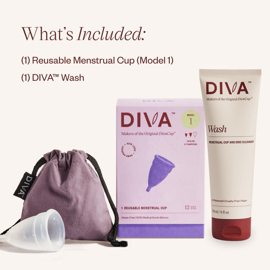 DivaCup Model 1 silicone material emphasizes safety and durability