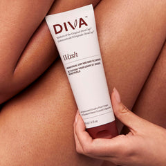 DivaCup in action shows reusable period care on the go.