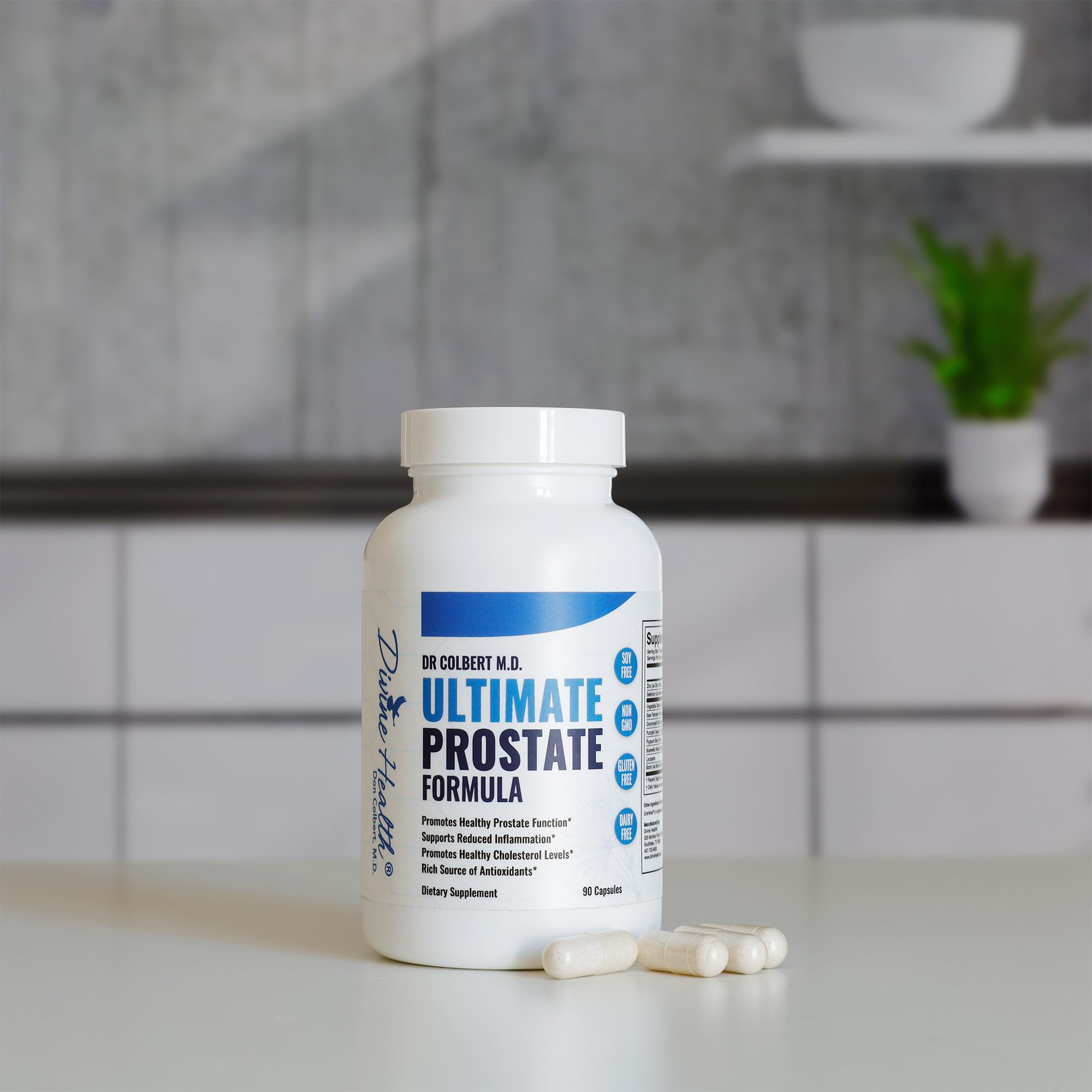 Dr Colbert Ultimate Prostate Formula capsules highlight beta sitosterol benefits