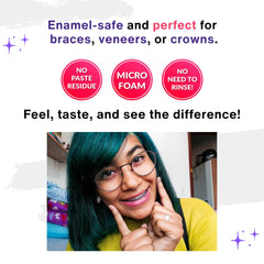 Divine White vegan cruelty-free formula supports daily dental care with versatile use.