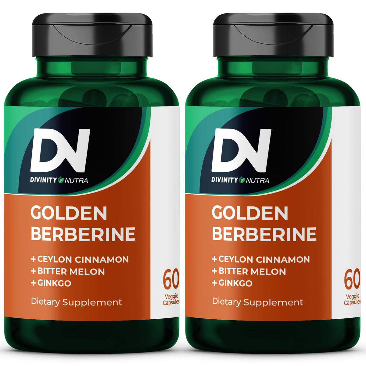 Divinity Nutra Golden Berberine bottle pour for a daily wellness ritual