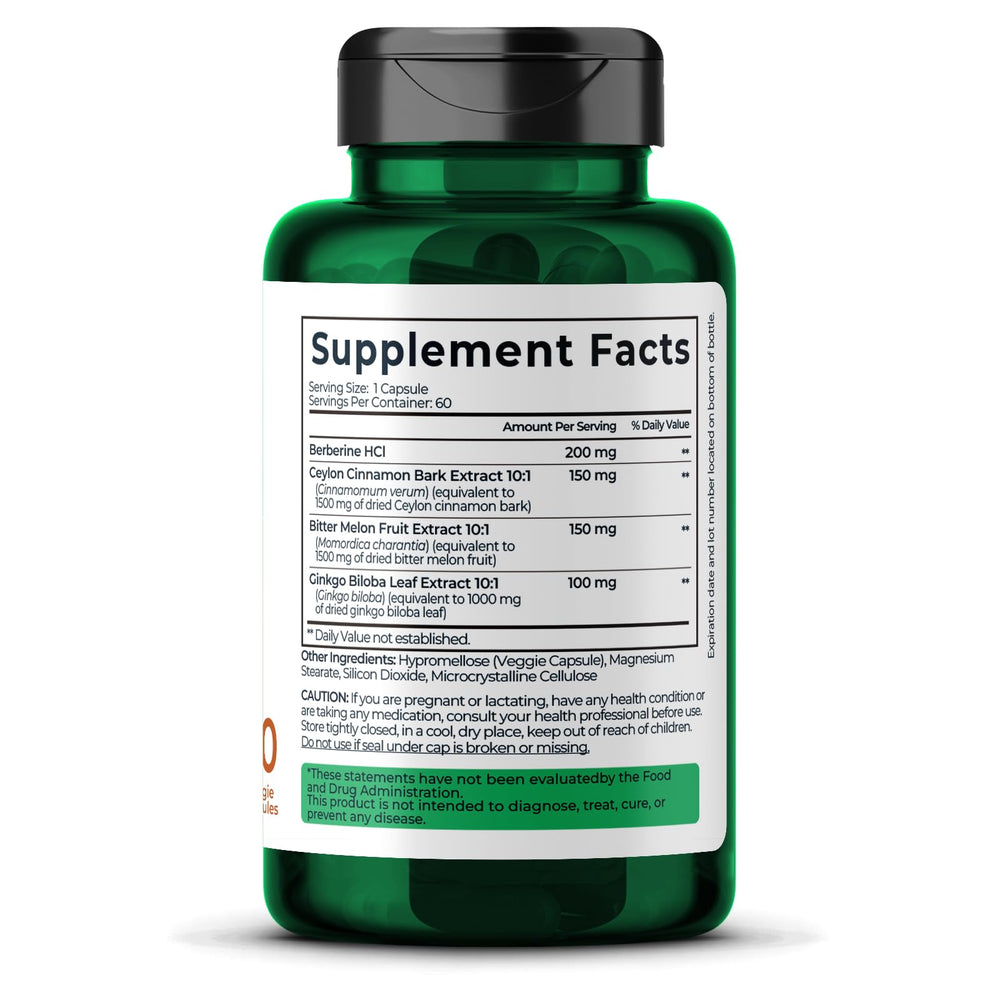 Divinity Nutra Golden Berberine capsules closeup for easy daily dosing