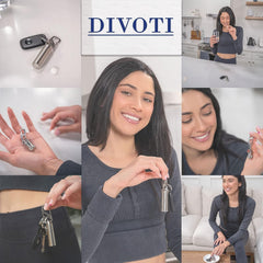 Divoti medical-alert charm adds quick identification during travel.