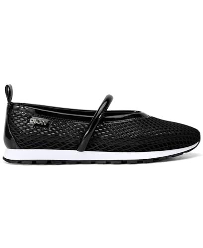DKNY Women's Shoes Shoe Black on-foot view demonstrates versatile styling potential