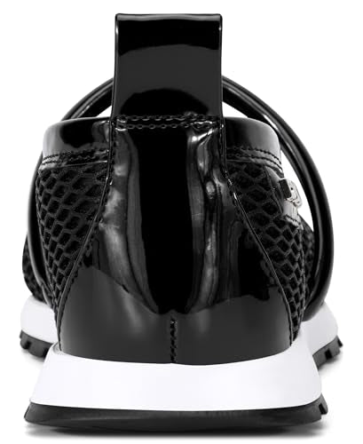 DKNY Women's Shoes Shoe Black texture closeup emphasizes modern materials