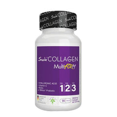 Dlk Suda Collagen Multiform bottle shot promoting daily wellness and skincare support.