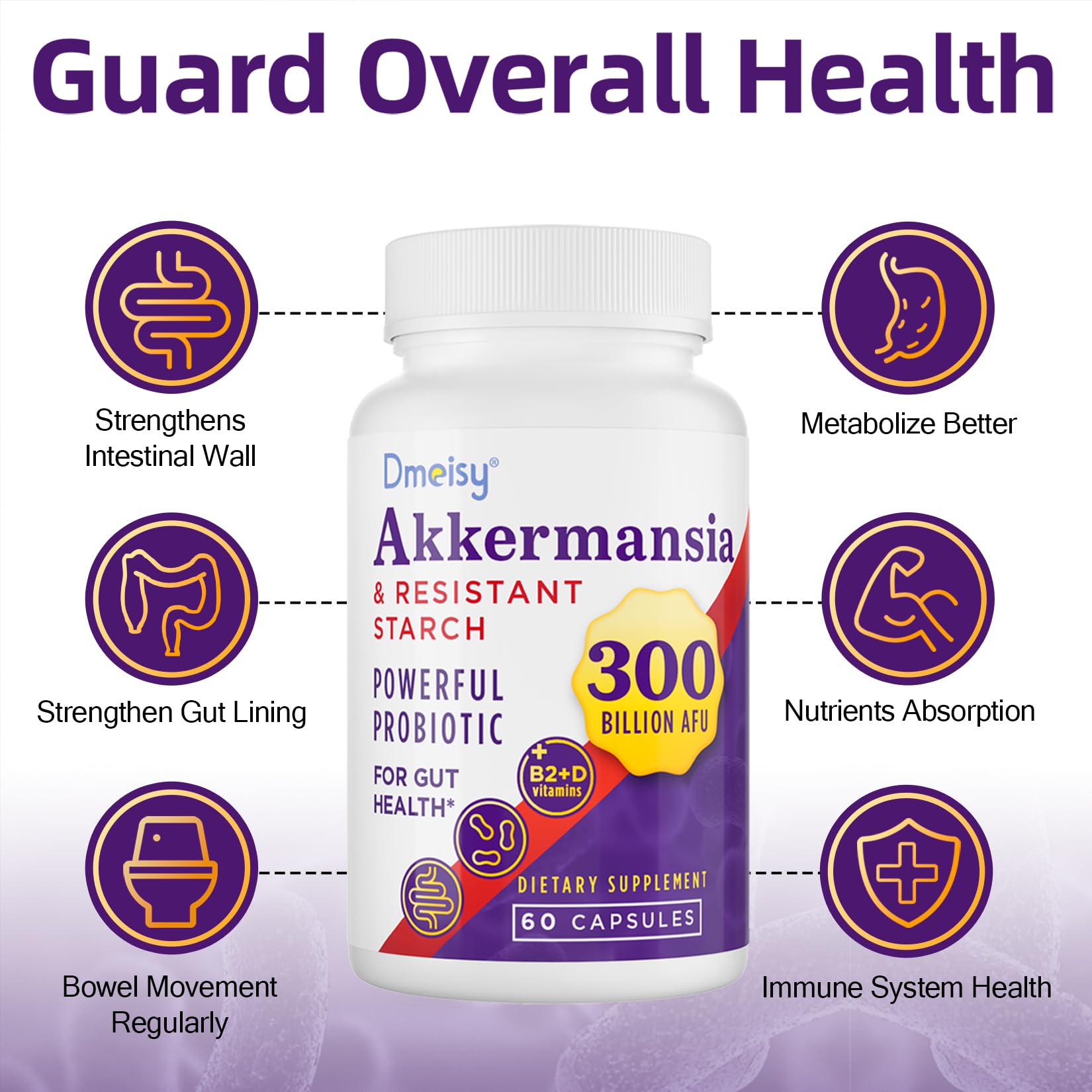 Sealed pack of Dmeisy Akkermansia for freshness