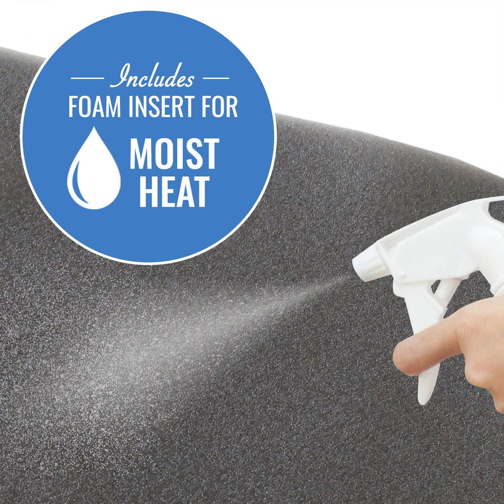 Large 24.5 x 11 inch surface for broad areas like back or thighs.