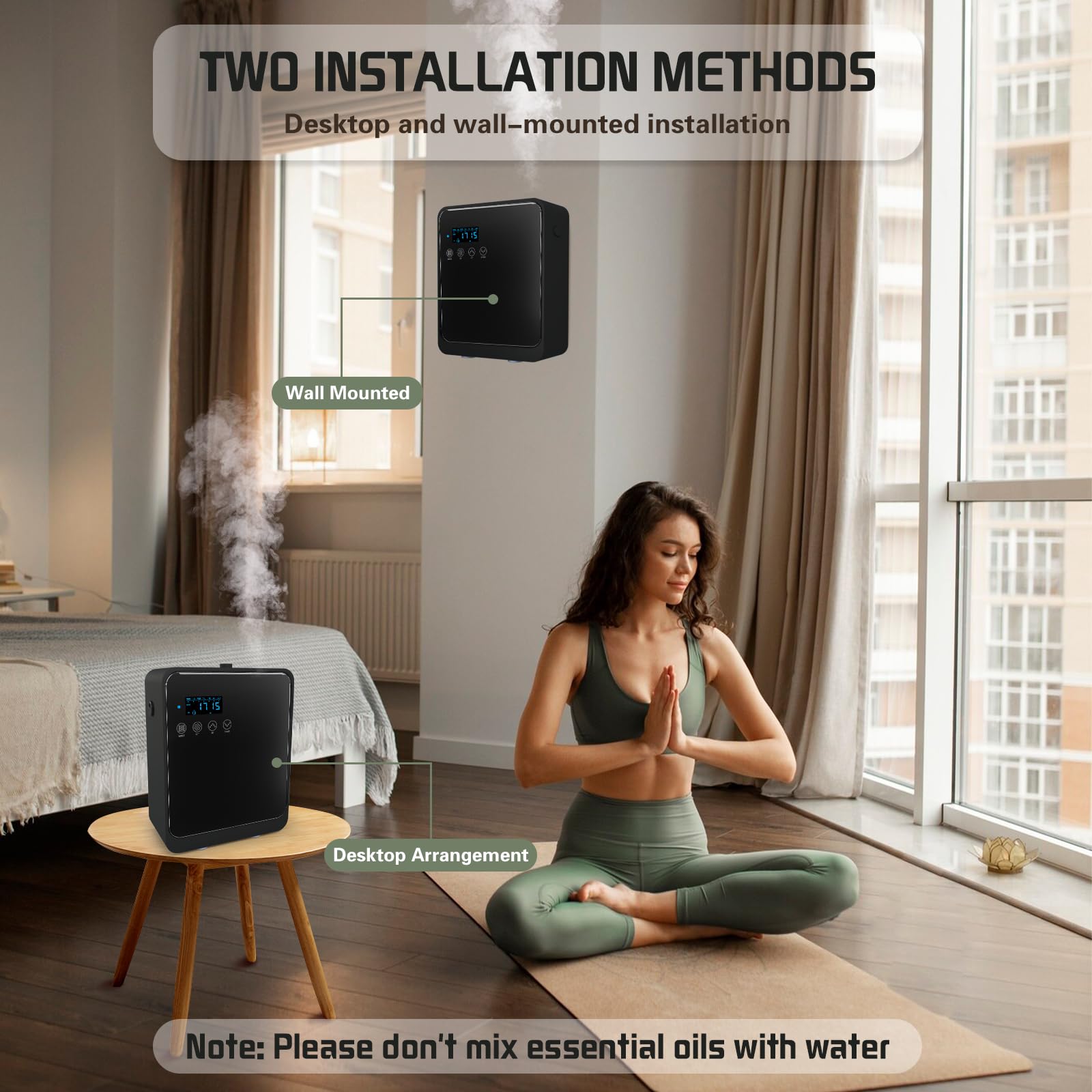 DMPWNEBL nano-mist diffusion focusing aroma without heat
