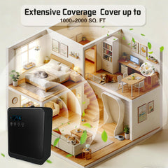 DMPWNEBL wall-mount diffuser blends with decor while diffusing aroma