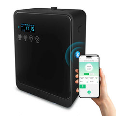 DMPWNEBL waterless diffuser for large rooms delivering even nano mist for steady scent