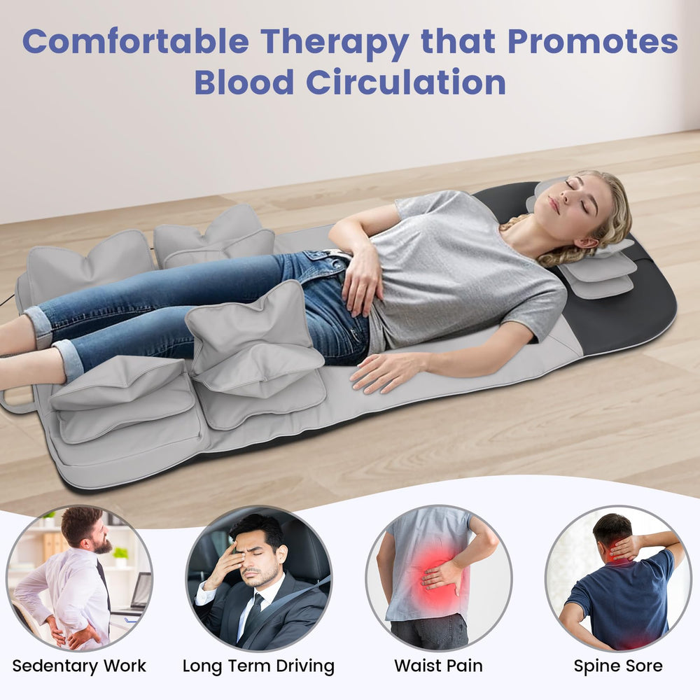 Dmzosmd back heating function provides comforting warmth during use