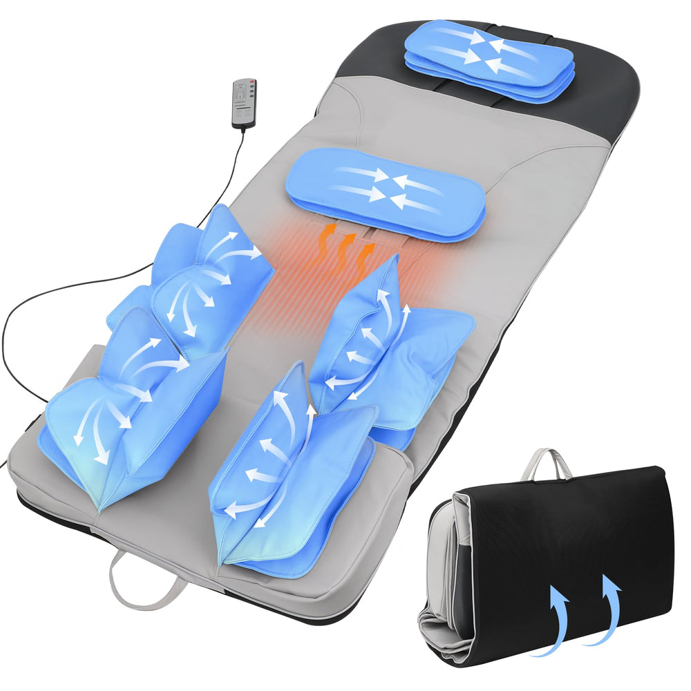 Dmzosmd full body massage mat on bed for relaxing relief and home convenience