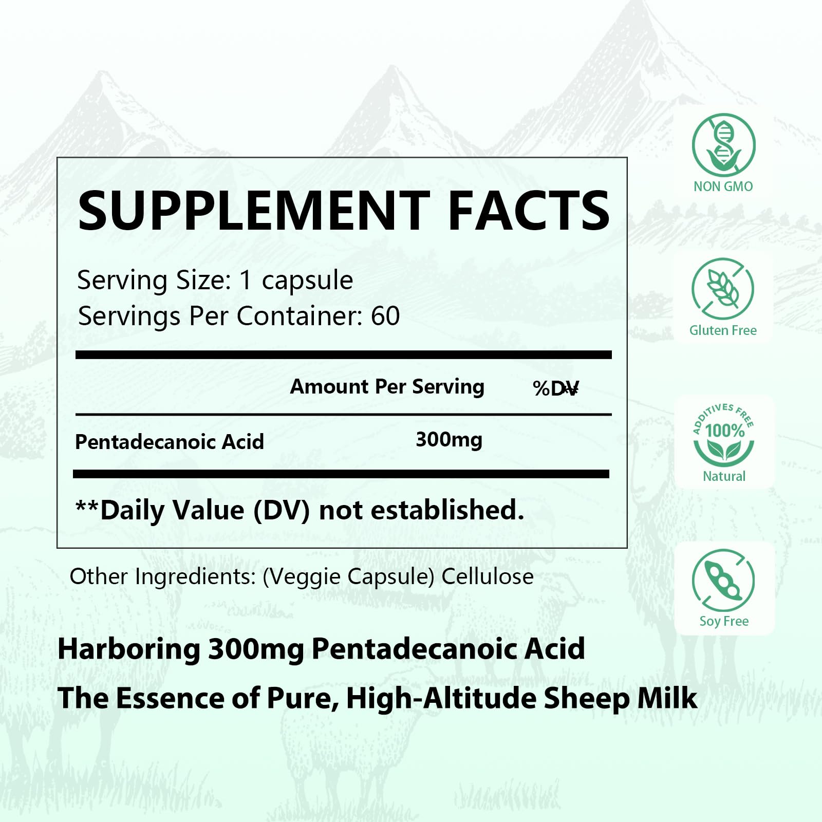 Close-up of DNOUHN capsules highlighting purity for clean intake