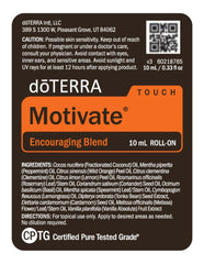 doTERRA Motivate Touch pocket-size bottle for daily routines