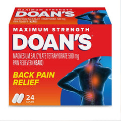 Doan's Extra Strength caplets ready for fast relief on the go