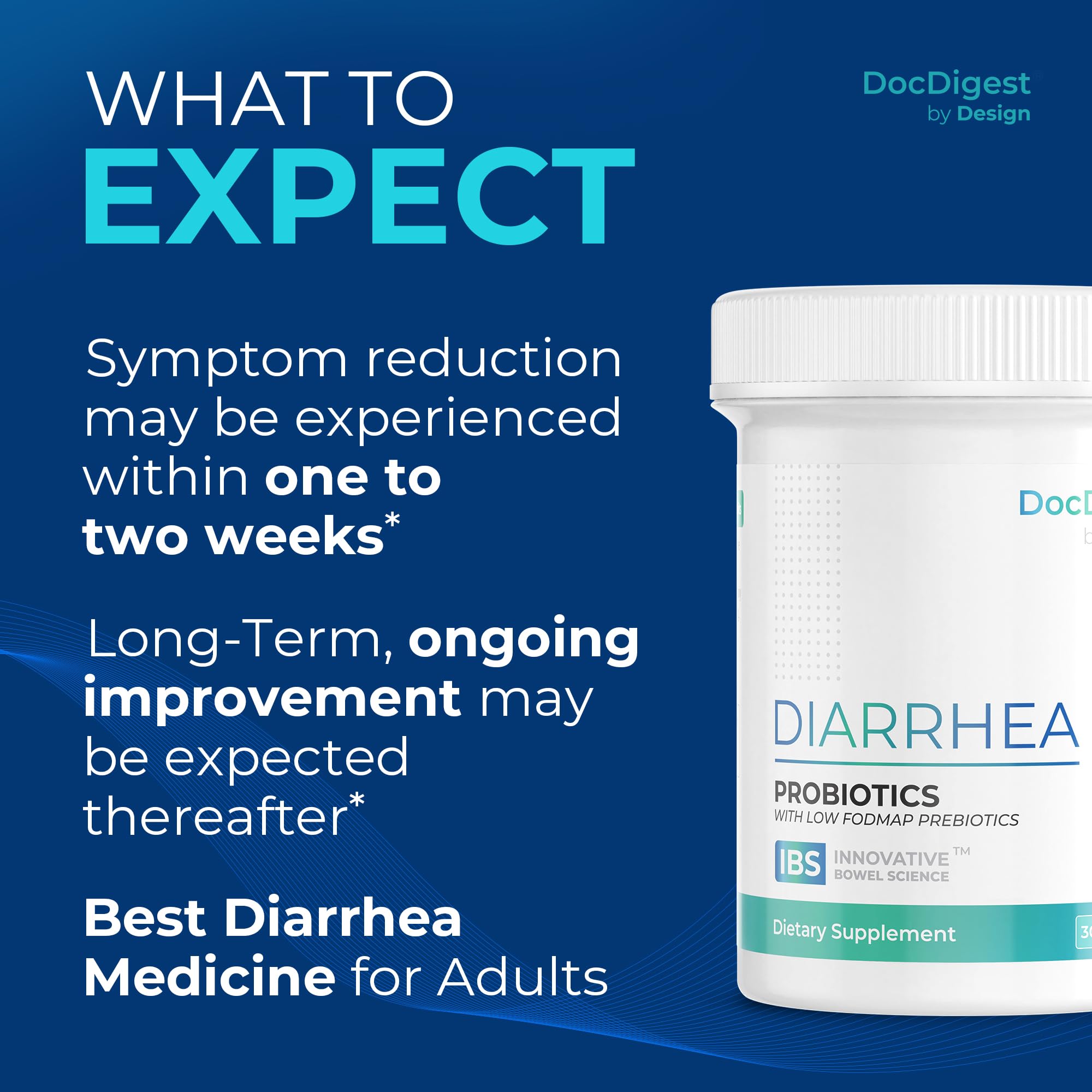 DocDigest by Design taking pill illustrates daily use for comfort.