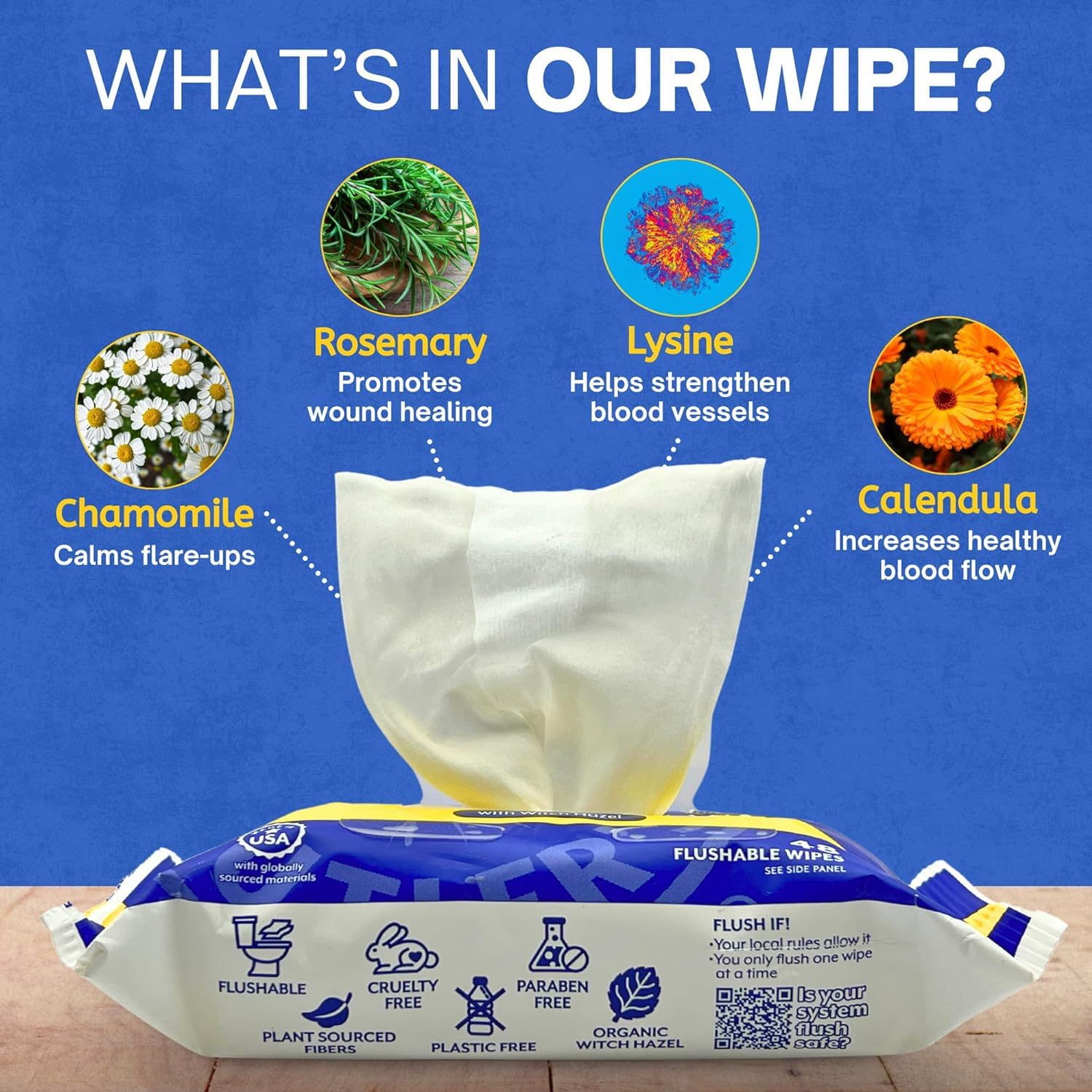 Plastic-free, cruelty-free Doctor Butler's wipes support eco-friendly hygiene.
