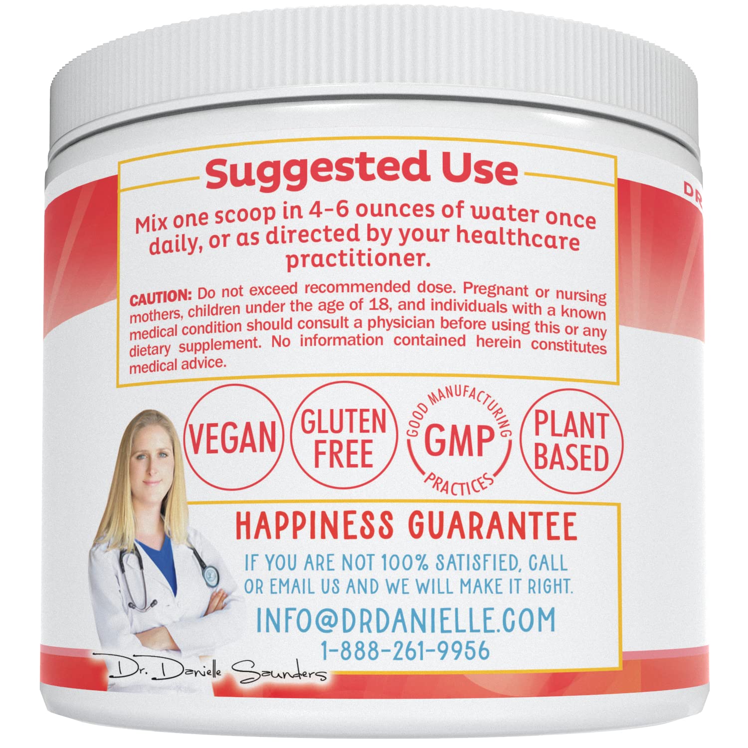 Doctor Danielle Clean formulation graphic emphasizes gentle daily digestive comfort
