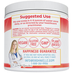 Doctor Danielle Clean formulation graphic emphasizes gentle daily digestive comfort