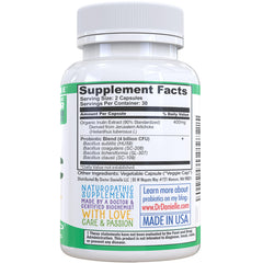 Doctor Danielle Probiotic capsules closeup, hardy spores for gut support