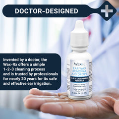 Doctor Easy Wax-Rx compact kit for professional-style ear care at home.