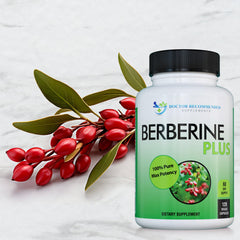 Three-pack packaging of Doctor Recommended Supplements Berberine Plus for convenience.