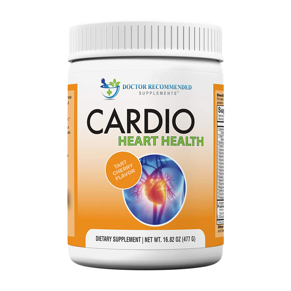 Doctor Recommended Cardio Heart Health powder tub for daily nitric oxide support