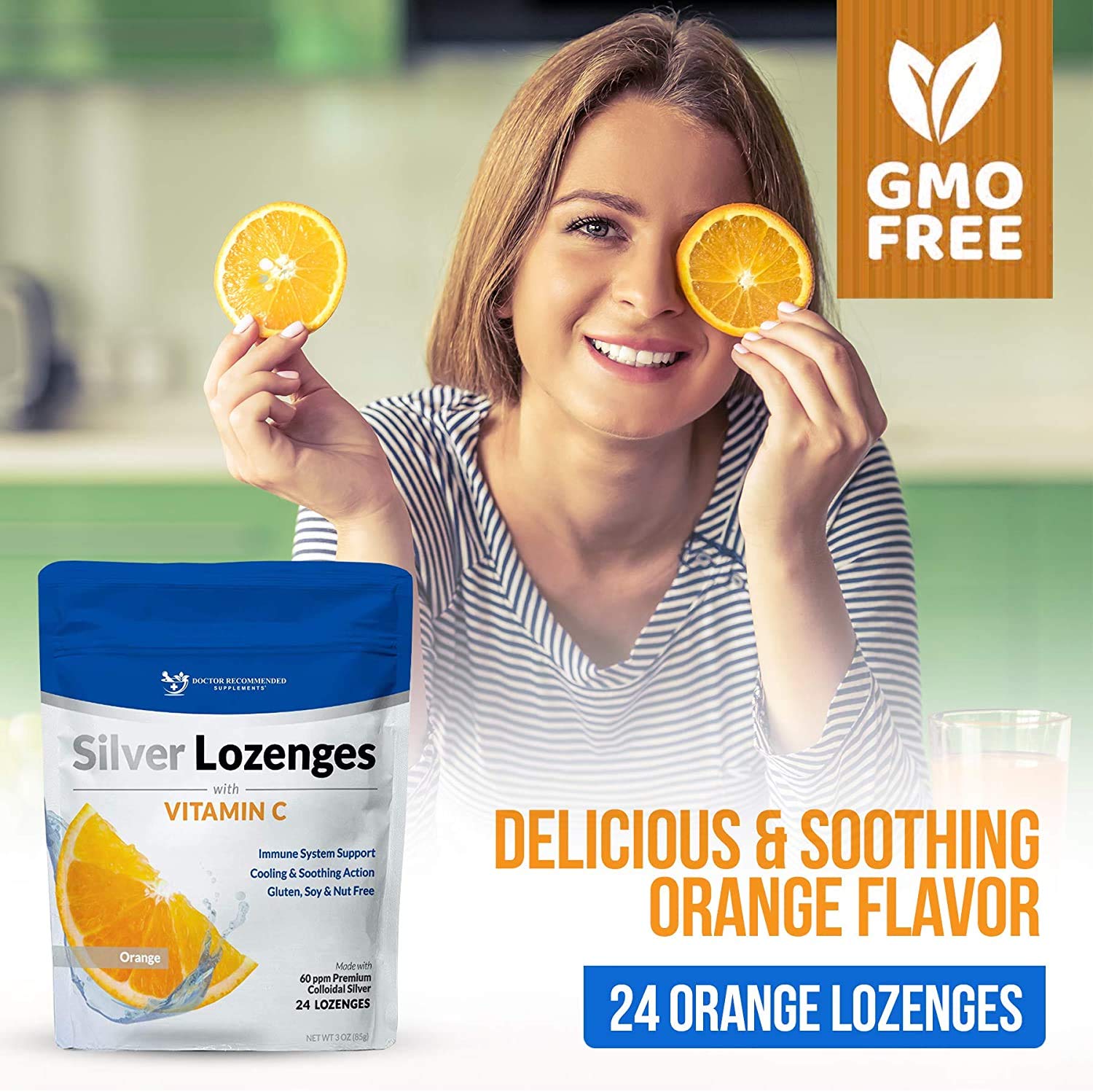 Doctor Recommended Supplements organic honey soothes throat itch with sweet flavor.