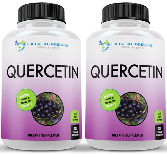 DOCTOR RECOMMENDED SUPPLEMENTS quercetin 1000mg bottle shows high potency for daily use