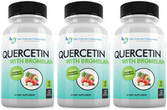 DOCTOR RECOMMENDED SUPPLEMENTS Quercetin Bromelain bottle front for 60-day supply
