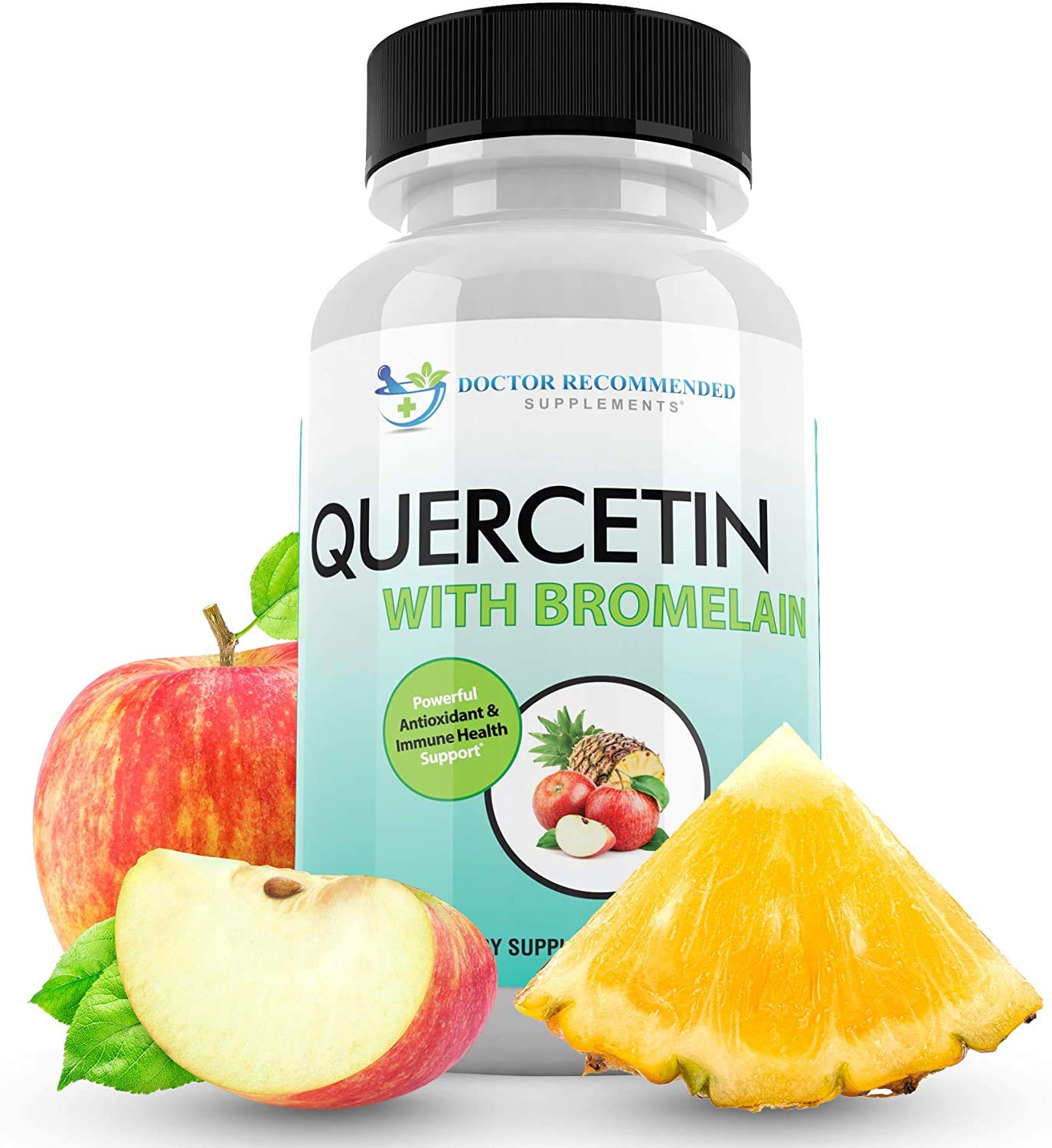 DOCTOR RECOMMENDED SUPPLEMENTS Quercetin Bromelain packaging view