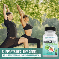 DOCTOR RECOMMENDED SUPPLEMENTS Quercetin Bromelain veggie capsules for vegan use