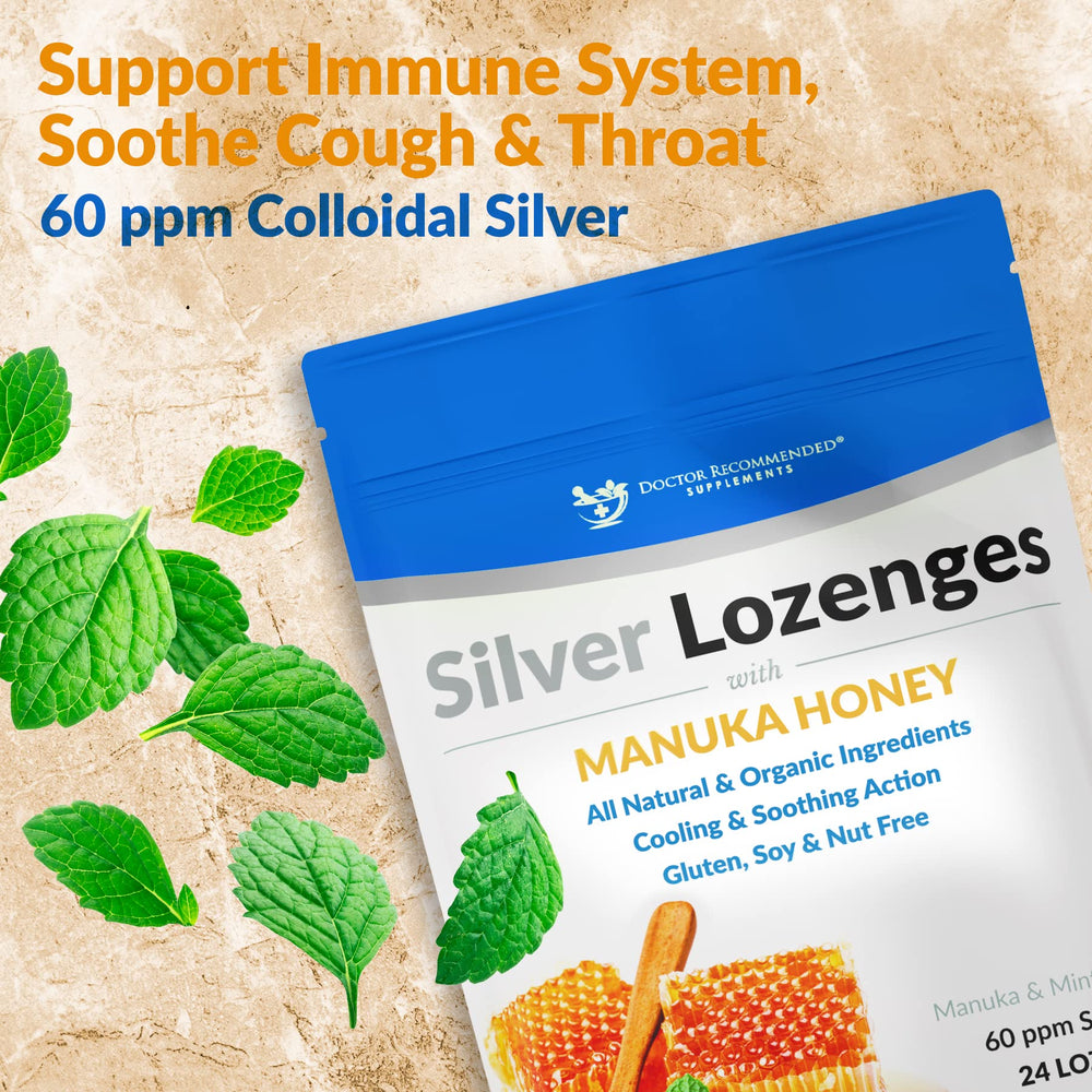 Individually wrapped lozenges by Doctor Recommended Supplements for travel-friendly relief