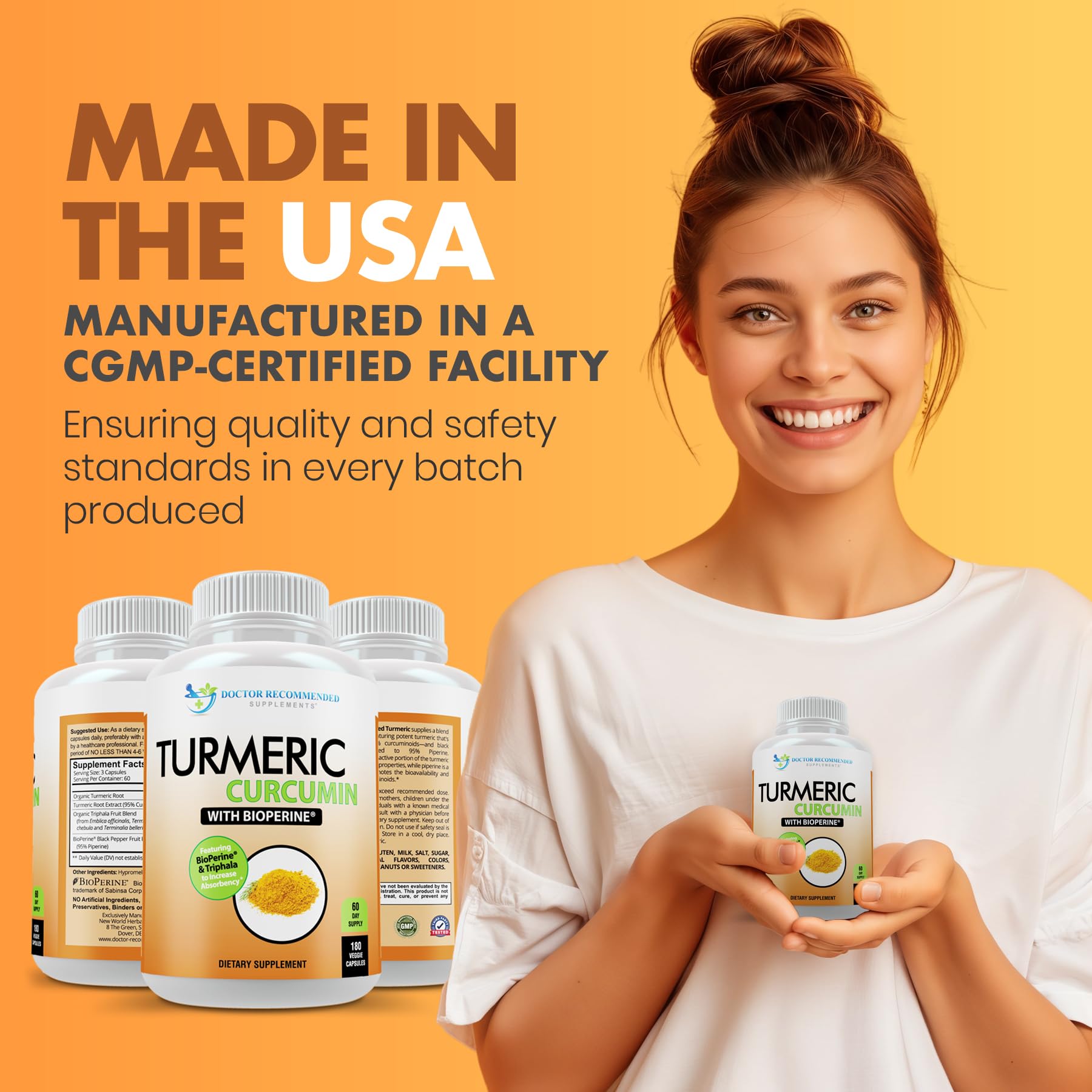 Doctor Recommended Supplements triphala turmeric blend offers aroma cues
