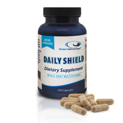 Doctor's Advantage Daily Shield bottle front showing antioxidant support for daily health