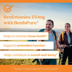 Doctor's Best Benfotiamine vegan and gluten-free badge—reassuring clean label