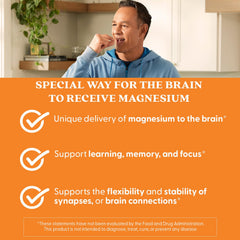 Doctor's Best Brain Magnesium bottle on counter for daily cognitive support.