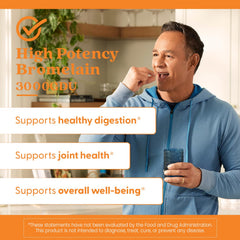 Capsules shown with meal for digestive support.